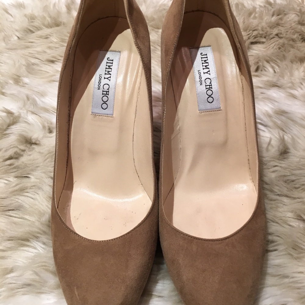 JIMMY CHOO SHOES SIZE 40 SUEDE SIZE 9 US